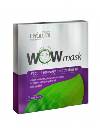 Маска гидрогелевая пептидная Hyalual WOW (набор: 5 шт) Маска гидрогелевая пептидная Hyalual WOW (набор: 5 шт)